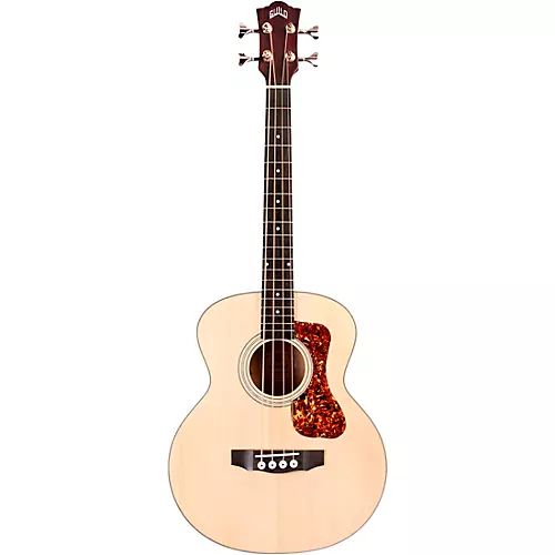 Guild Jumbo Junior Acoustic-Electric Bass Guitar Flame Maple - musicians--Friend