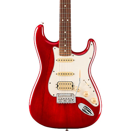 Fender Player II Stratocaster HSS Chambered Mahogany Body Rosewood Fingerboard Electric Guitar Transparent Cherry Burst - musicians--Friend