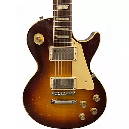 Used 2021 Gibson CUSTOM SHOP 60S LES PAUL WILDWOOD MURPHY LAB DUTCH BURST Solid Body Electric Guitar DUTCH BURST - musicians--Friend