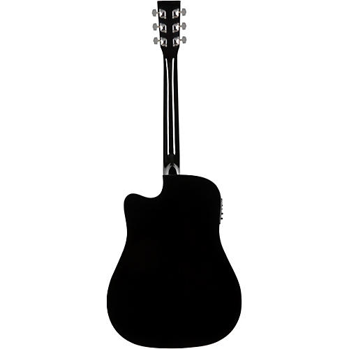 Rogue RA-090 Dreadnought Cutaway Acoustic-Electric Guitar Mahogany - musicians--Friend