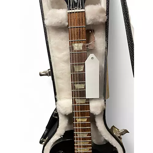 Used Gibson Les Paul Studio Black Solid Body Electric Guitar Black - musicians--Friend