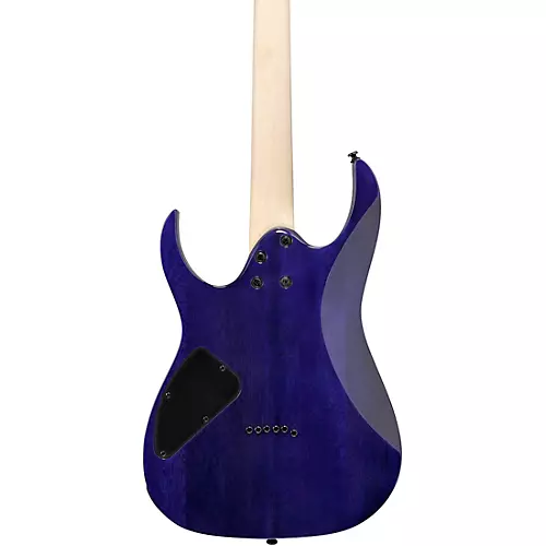 Ibanez RG421QM Quilted Maple Top Electric Guitar Cerulean Blue Burst - musicians--Friend