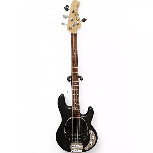Used Sterling by Music Man STINGRAY Black Electric Bass Guitar Black - musicians--Friend