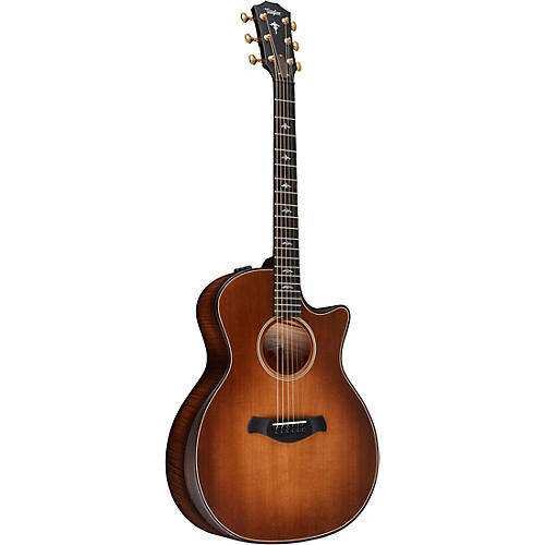 Taylor Builder's Edition 614ce V-Class Grand Auditorium Acoustic-Electric Guitar Natural - musicians--Friend