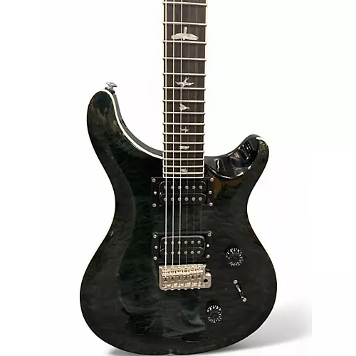 Used PRS SE Custom 24 Trans Green Solid Body Electric Guitar Trans Green - musicians--Friend