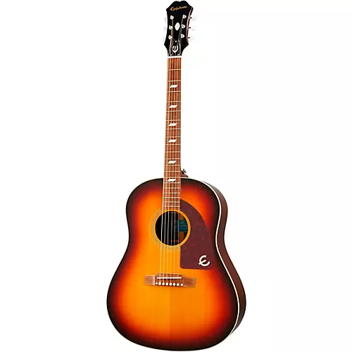 Epiphone Masterbilt Texan Acoustic-Electric Guitar Faded Cherry Aged Gloss - musicians--Friend