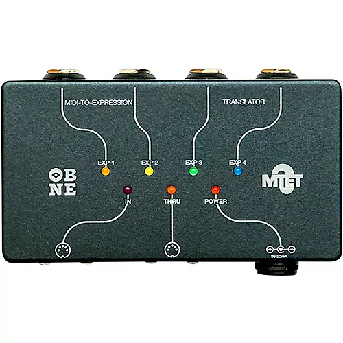Old Blood Noise Endeavors MTET MIDI to Expression Translator Black - musicians--Friend