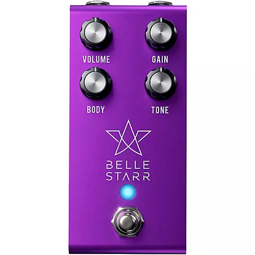 Jackson Audio Belle Starr Professional Overdrive Limited-Edition Effects Pedal Purple - musicians--Friend