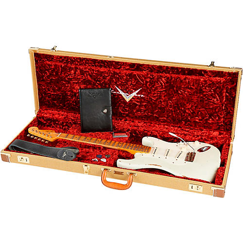 Fender Custom Shop Limited-Edition Fat '50s Stratocaster Relic Electric Guitar Aged India Ivory - musicians--Friend