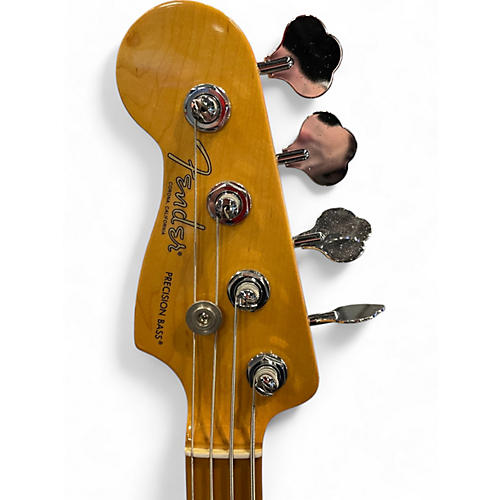 Used 2021 Fender American Professional II Precision Bass MYSTIC SURF GREEN Electric Bass Guitar MYSTIC SURF GREEN - musicians--Friend