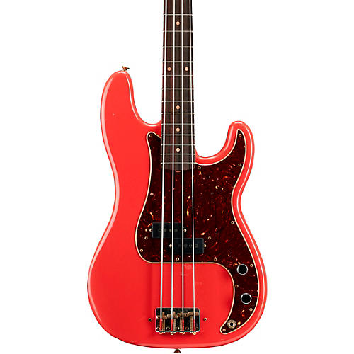 Fender Custom Shop Pino Palladino Signature Relic Precision Bass Fiesta Red over Desert Sand - musicians--Friend