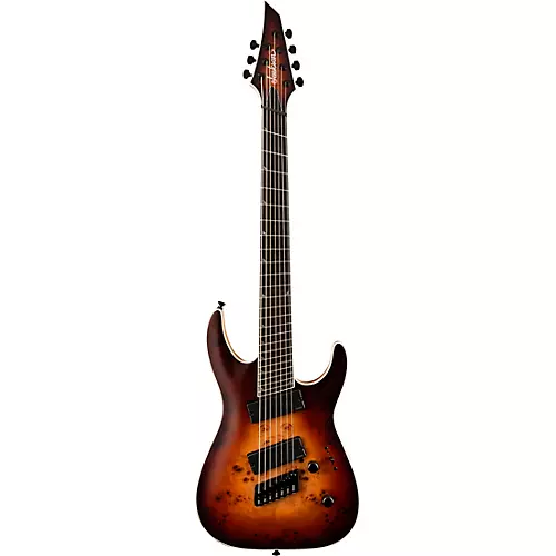 Jackson Concept Series Soloist SLAT7 HT Ebony Fingerboard Electric Guitar Satin Bourbon Burst - musicians--Friend