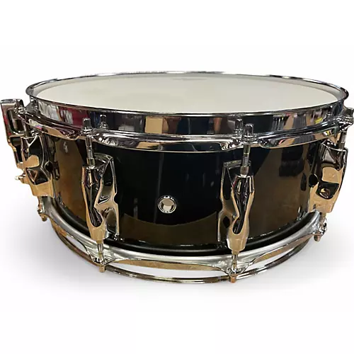 Used Yamaha 5.5X14 Recording Custom Snare Solid Black Drum Solid Black 10 - musicians--Friend