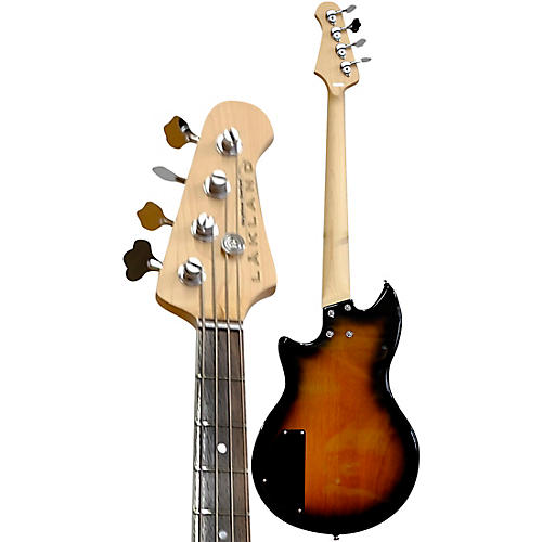 Lakland Skyline Hollowbody 30 Electric Bass Tobacco Sunburst - musicians--Friend