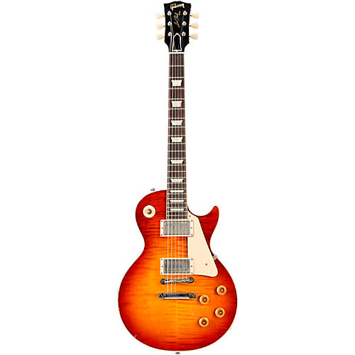Gibson Custom Tom Murphy 1959 Les Paul Standard Electric Guitar Aged Cherry Burst - musicians--Friend