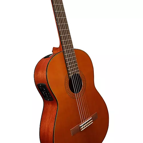 Yamaha CGX122MC Cedar-Nato Classical Acoustic-Electric Guitar Natural - musicians--Friend