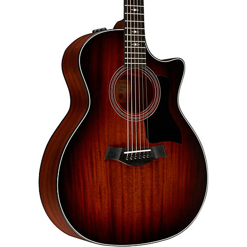 Taylor 324ce V-Class Grand Auditorium Acoustic-Electric Guitar Shaded Edge Burst - musicians--Friend