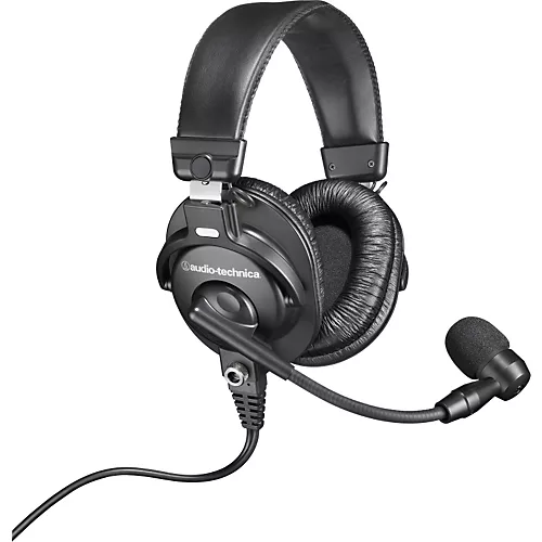 Audio-Technica BPHS1 Broadcast Stereo Headset with Dynamic Boom Mic - musicians--Friend