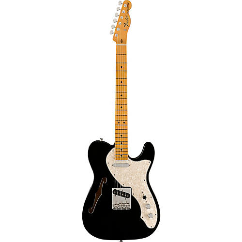 Fender Vintera II '60s Telecaster Thinline Electric Guitar Black - musicians--Friend