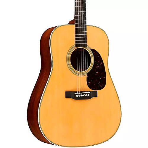 Martin Custom Shop 28 Style Dreadnought Cocobolo-Sitka Spruce Top Acoustic Guitar Natural - musicians--Friend