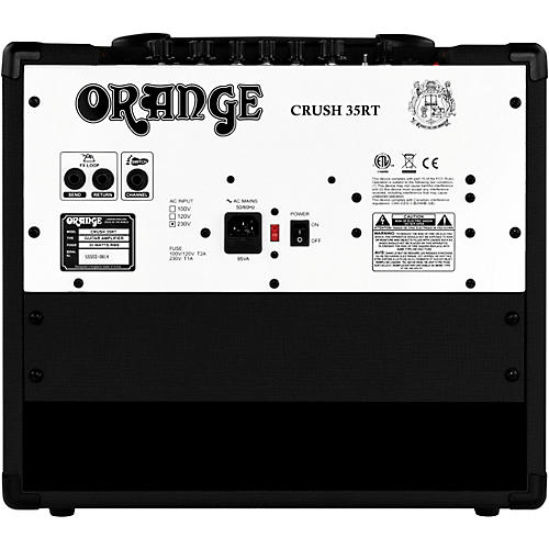 Orange Amplifiers Crush 35RT 35W 1x10 Guitar Combo Amp Black - musicians--Friend