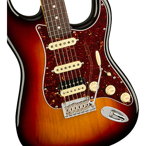 Fender American Professional II Stratocaster HSS Rosewood Fingerboard Electric Guitar Miami Blue - musicians--Friend