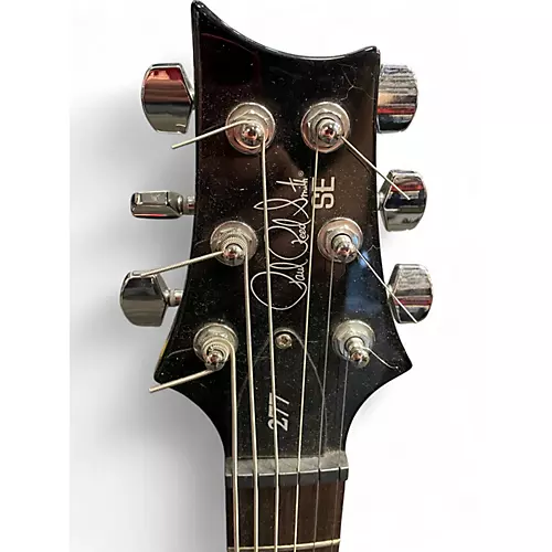 Used PRS SE 277 SEMI HOLLOW Trans Black Solid Body Electric Guitar Trans Black - musicians--Friend