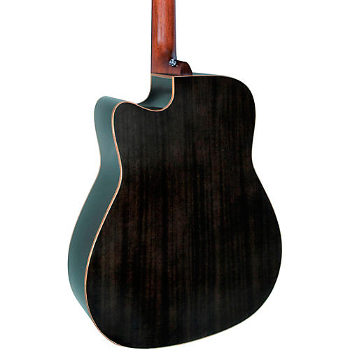 Yamaha A-Series A1M Cutaway Dreadnought Acoustic-Electric Guitar Transparent Black - musicians--Friend
