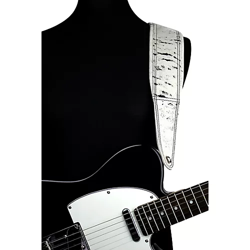 RICHTER Springbreak I Nappa Guitar Strap Black/Violet 2.75 in. - musicians--Friend