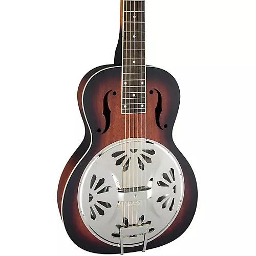 Gretsch Guitars G9230 Bobtail Square-Neck A.E., Mahogany Body Spider Cone Resonator Guitar 2-Color Sunburst - musicians--Friend