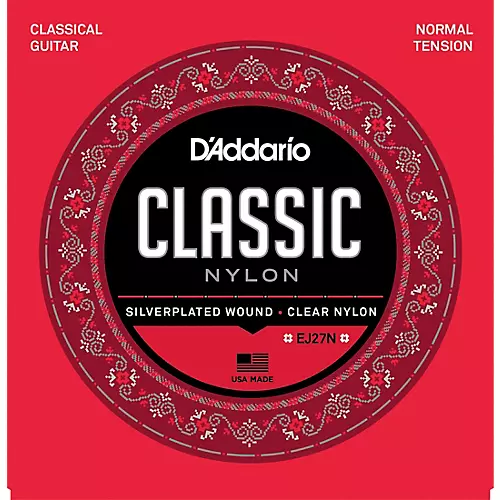 D'Addario EJ27N Normal Tension Classical Guitar Strings - musicians--Friend