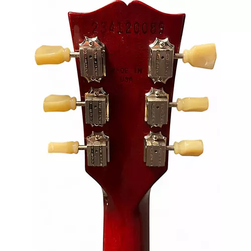 Used Gibson SG Custom Maestro Vibrola Reissue Cherry Solid Body Electric Guitar Cherry - musicians--Friend