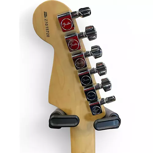 Used Fender American stratocaster Chrome Red Solid Body Electric Guitar Chrome Red - musicians--Friend
