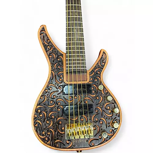 Used Cary Long Guitars Sauron Jeremy Pence signature Wenge/Mahogany Electric Bass Guitar Wenge/Mahogany - musicians--Friend