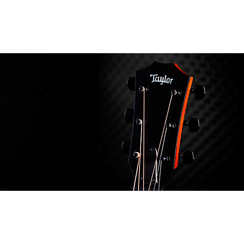 Taylor Custom Sinker Redwood-Red Ironbark Grand Auditorium Acoustic-Electric Guitar Shaded Edge Burst - musicians--Friend