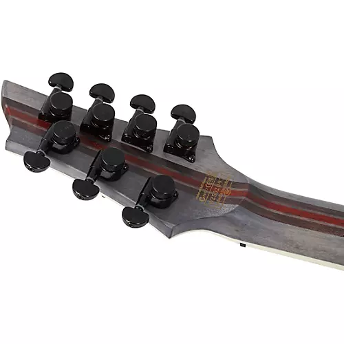 Schecter Guitar Research C-7 Multiscale SLS Elite Evil Twin Satin Black - musicians--Friend