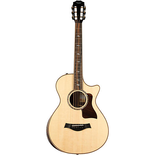 Taylor 812ce 12-Fret V-Class Grand Concert Acoustic-Electric Guitar Natural - musicians--Friend