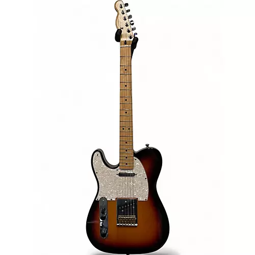 Used 2017 Fender Standard Telecaster Left Handed Sunburst Electric Guitar Sunburst - musicians--Friend