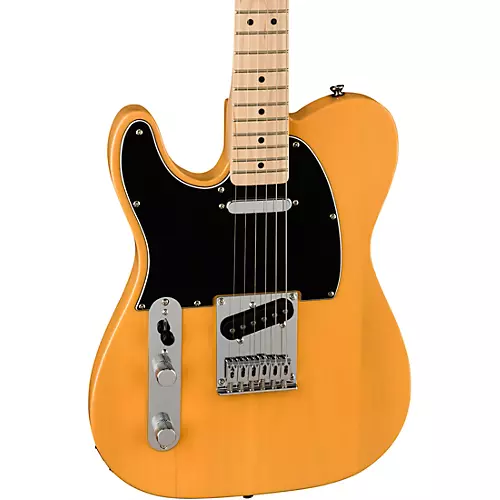 Squier Affinity Series Telecaster Maple Fingerboard Left-Handed Electric Guitar Butterscotch Blonde - musicians--Friend