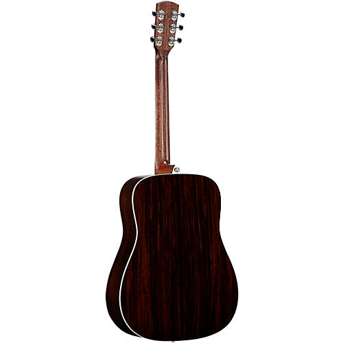 Alvarez MD70e Herringbone Dreadnought Acoustic-Electric Guitar Natural - musicians--Friend