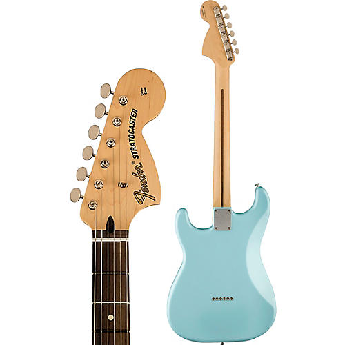 Fender Tom DeLonge Stratocaster Electric Guitar With Invader SH8 Pickup Graffiti Yellow - musicians--Friend