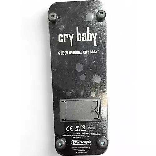 Used Dunlop GCB95 Original Crybaby Wah Effect Pedal - musicians--Friend