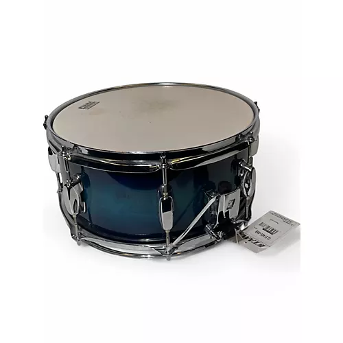 Used TAMA 6.5X14 Superstar Snare Blue Burst Drum Blue Burst 15 - musicians--Friend