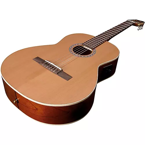 Godin Etude Clasica II Nylon String Left-Handed Classical Electric Guitar Natural - musicians--Friend
