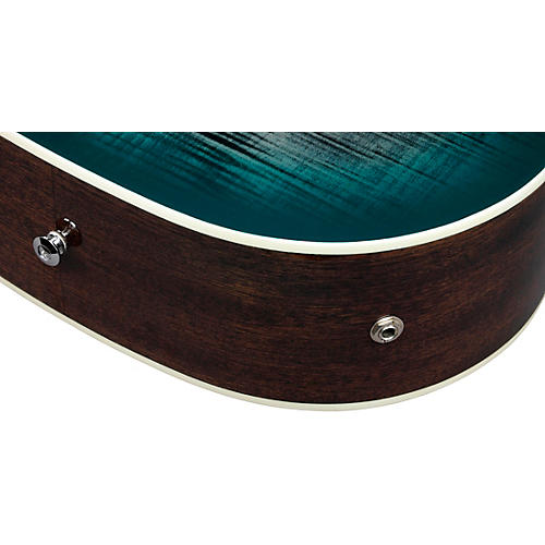Ibanez ALT30FM Altstar Flamed-Top Dreadnought Acoustic-Electric Guitar Doom Blue Burst - musicians--Friend