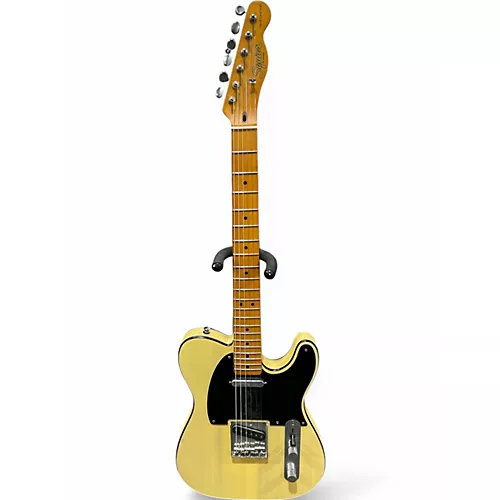 Used Squier 40TH ANIVERSERY TELECASTER YELLOW Solid Body Electric Guitar YELLOW - musicians--Friend