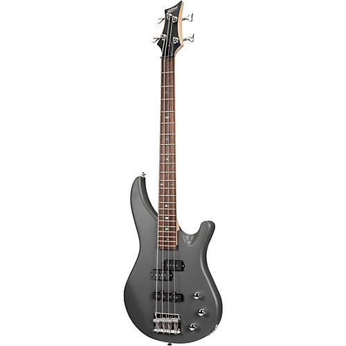 Mitchell MB100 Short-Scale Solidbody Electric Bass Guitar Charcoal Satin - musicians--Friend