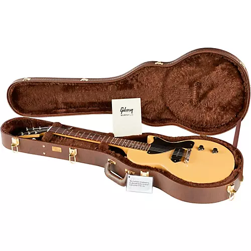 Gibson Custom Murphy Lab 1957 Les Paul Junior Single-Cut Reissue Ultra Light Aged Electric Guitar TV Yellow - musicians--Friend