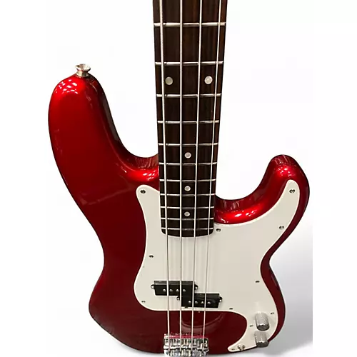 Used Squier Affinity Precision Bass Dakota Red Electric Bass Guitar Dakota Red - musicians--Friend