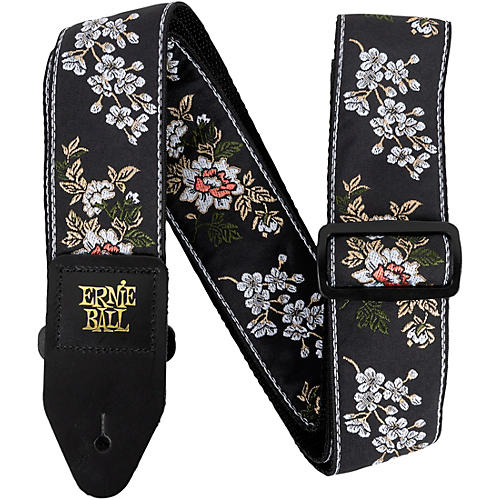 Ernie Ball Jacquard Polypro Guitar Strap Vanilla Rose - musicians--Friend
